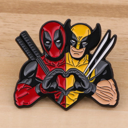 Deadpool Wolverine Enamel Pin