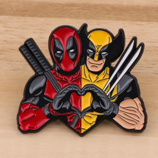 Deadpool Wolverine Enamel Pin