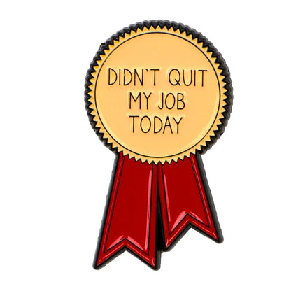 Job Medal Enamel Pin